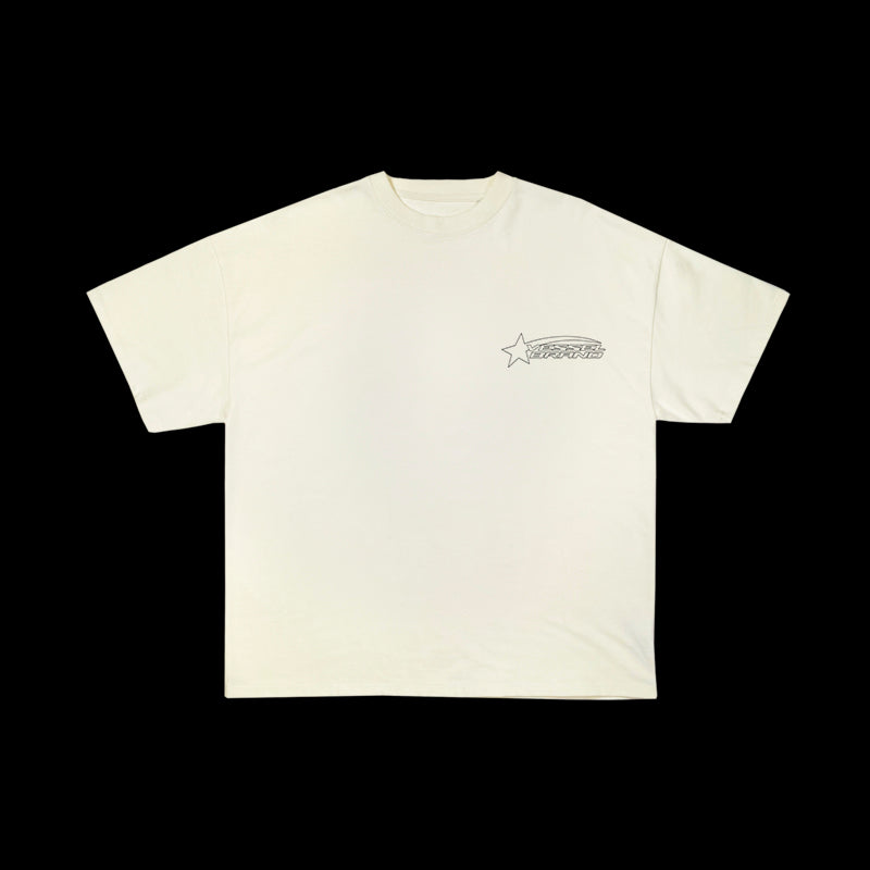 Camiseta Oversize | Estrella Vessel Blanco